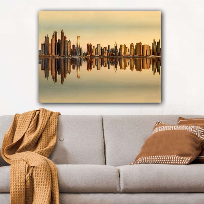 Koristeellinen Canvastaulu 70x100 cm - Monivärinen - Sisustustuotteet - Taulu & taide - Canvas-taulu