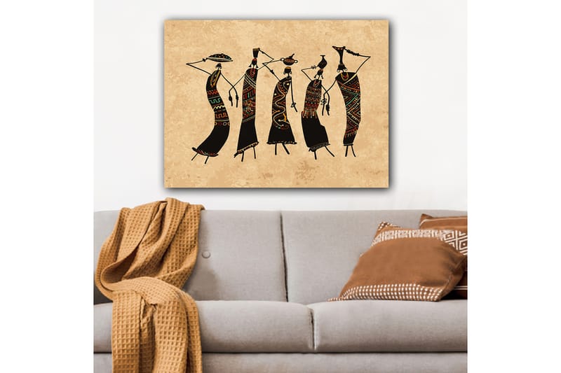 Koristeellinen Canvastaulu 70x100 cm - Monivärinen - Sisustustuotteet - Taulu & taide - Canvas-taulu