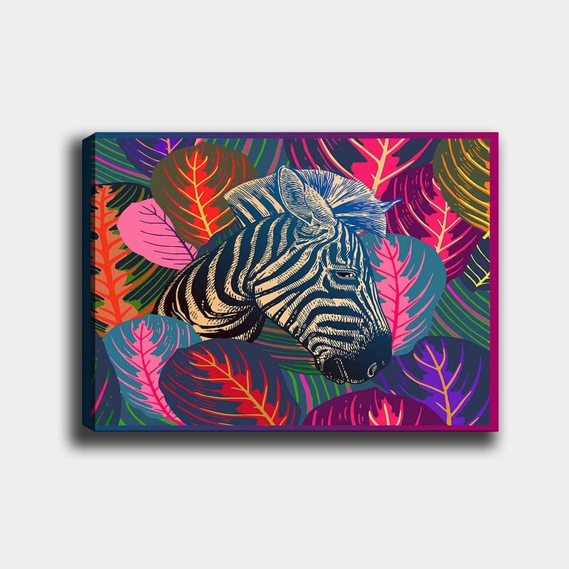 Koristeellinen Canvastaulu 70x100 cm - Monivärinen - Sisustustuotteet - Taulu & taide - Canvas-taulu