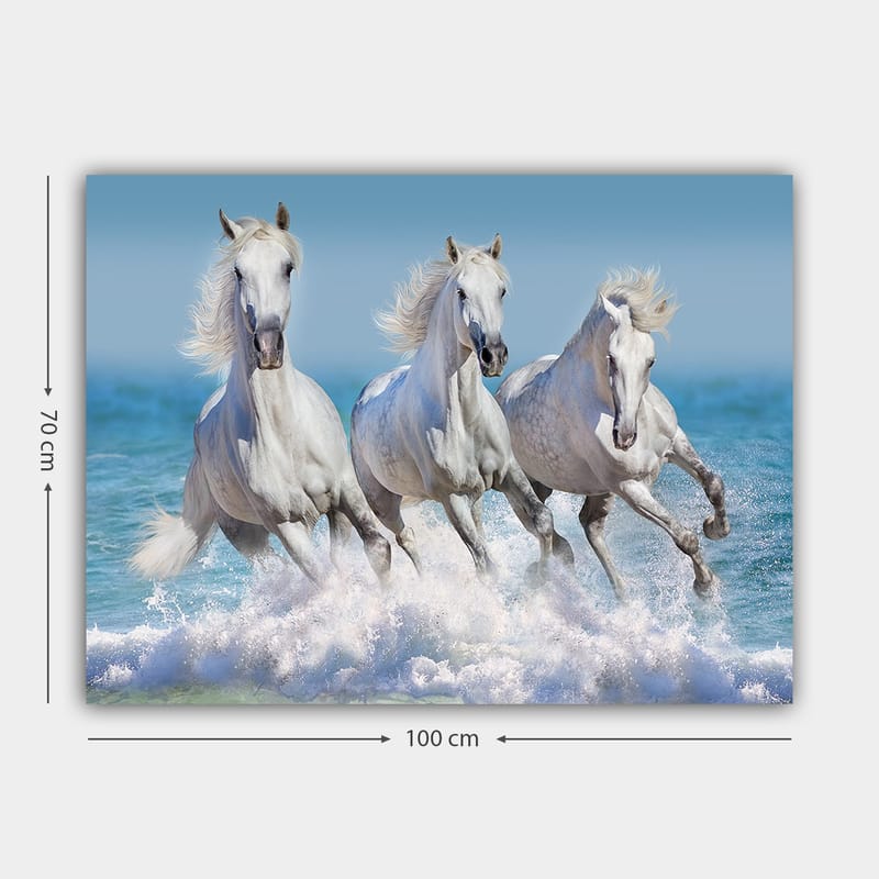 Koristeellinen Canvastaulu 70x100 cm - Monivärinen - Sisustustuotteet - Taulu & taide - Canvas-taulu
