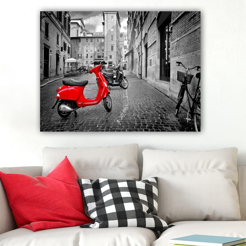 Koristeellinen Canvastaulu 70x100 cm - Monivärinen - Sisustustuotteet - Taulu & taide - Canvas-taulu