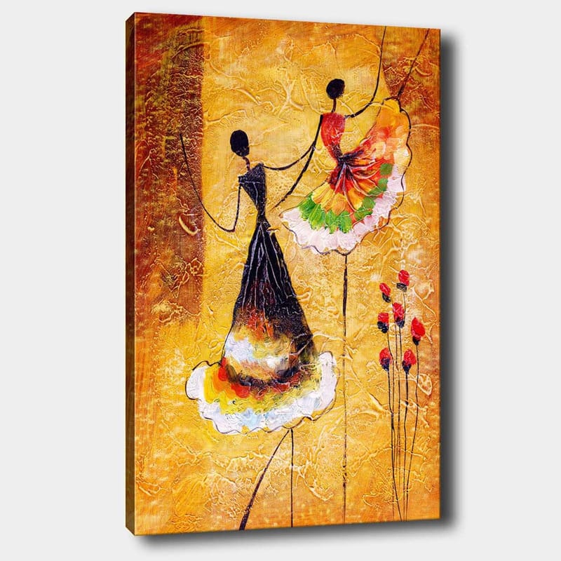 Koristeellinen Canvastaulu 70x100 cm - Monivärinen - Sisustustuotteet - Taulu & taide - Canvas-taulu