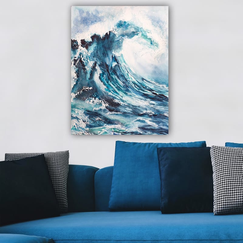 Koristeellinen Canvastaulu 70x100 cm - Monivärinen - Sisustustuotteet - Taulu & taide - Canvas-taulu