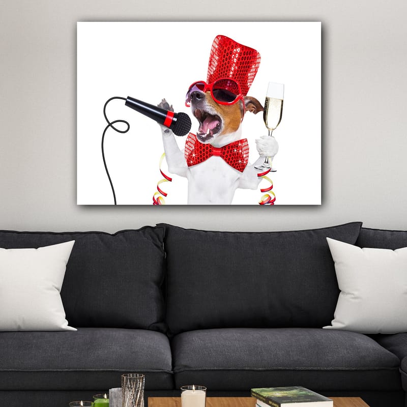 Koristeellinen Canvastaulu 70x100 cm - Monivärinen - Sisustustuotteet - Taulu & taide - Canvas-taulu