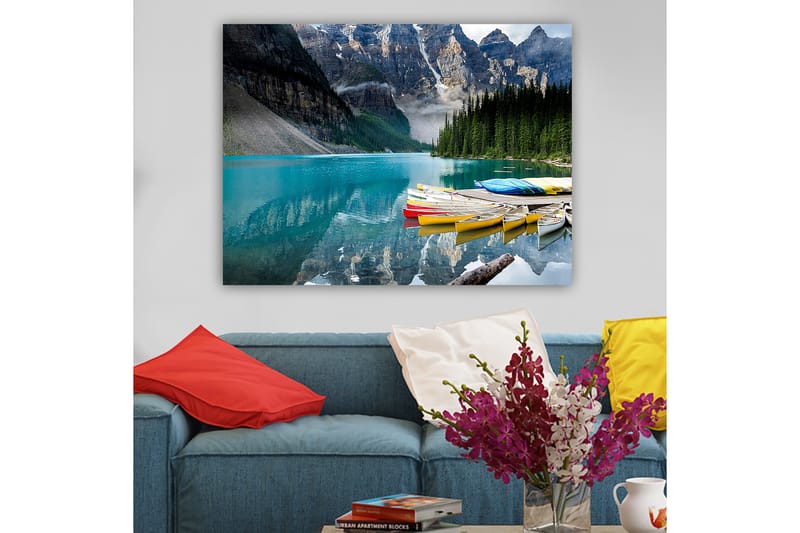 Koristeellinen Canvastaulu 70x100 cm - Monivärinen - Sisustustuotteet - Taulu & taide - Canvas-taulu