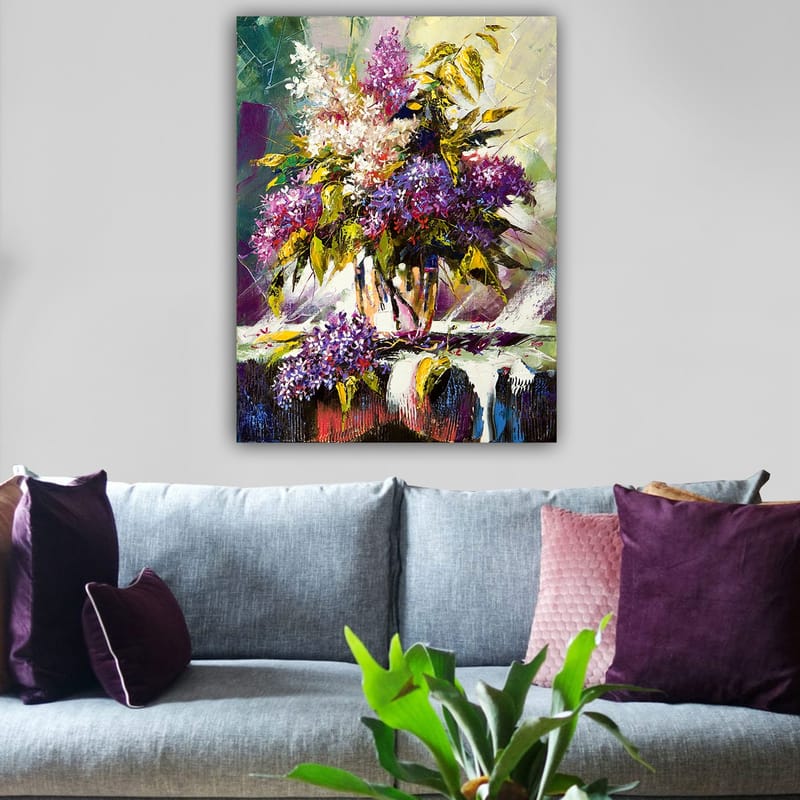 Koristeellinen Canvastaulu 70x100 cm - Monivärinen - Sisustustuotteet - Taulu & taide - Canvas-taulu