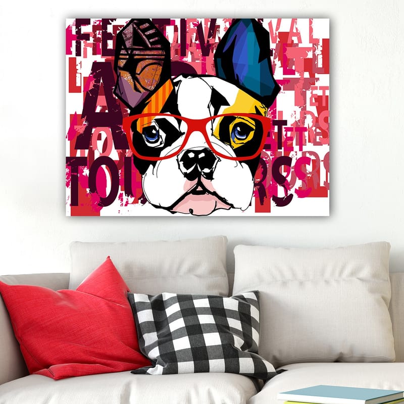 Koristeellinen Canvastaulu 70x100 cm - Monivärinen - Sisustustuotteet - Taulu & taide - Canvas-taulu