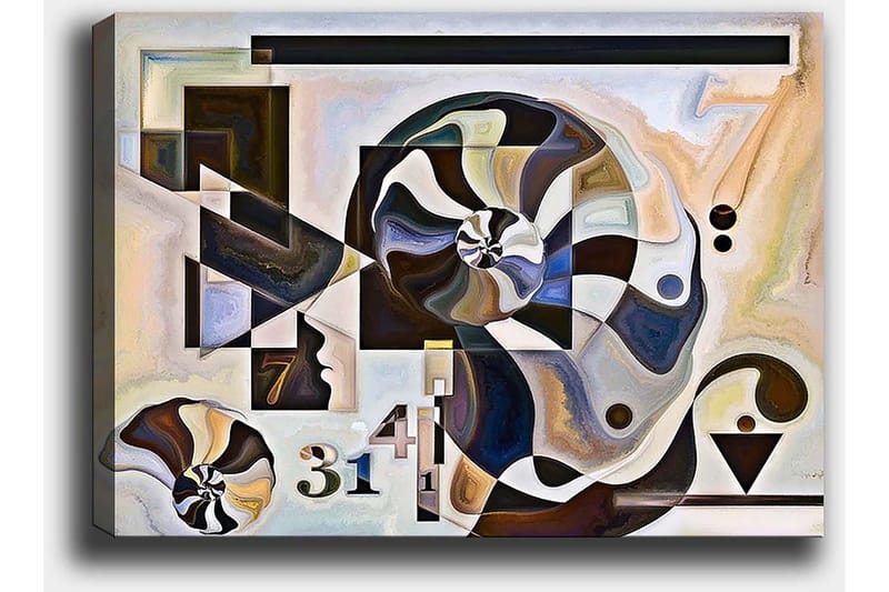 Koristeellinen Canvastaulu 70x100 cm - Monivärinen - Sisustustuotteet - Taulu & taide - Canvas-taulu