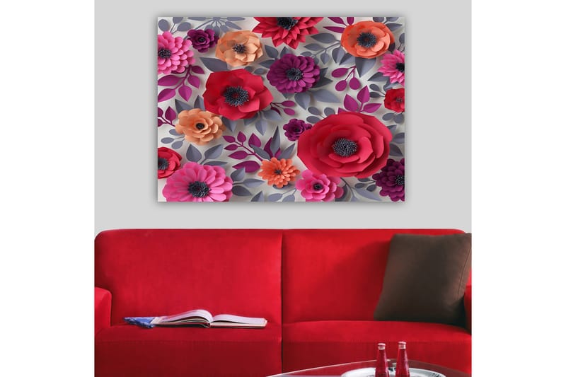 Koristeellinen Canvastaulu 70x100 cm - Monivärinen - Sisustustuotteet - Taulu & taide - Canvas-taulu