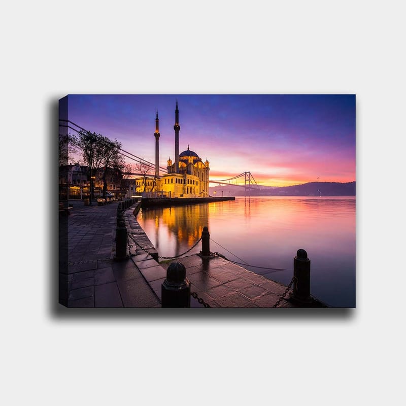 Koristeellinen Canvastaulu 70x100 cm - Monivärinen - Sisustustuotteet - Taulu & taide - Canvas-taulu