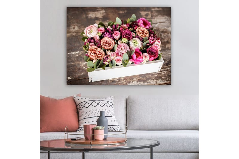 Koristeellinen Canvastaulu 70x100 cm - Monivärinen - Sisustustuotteet - Taulu & taide - Canvas-taulu