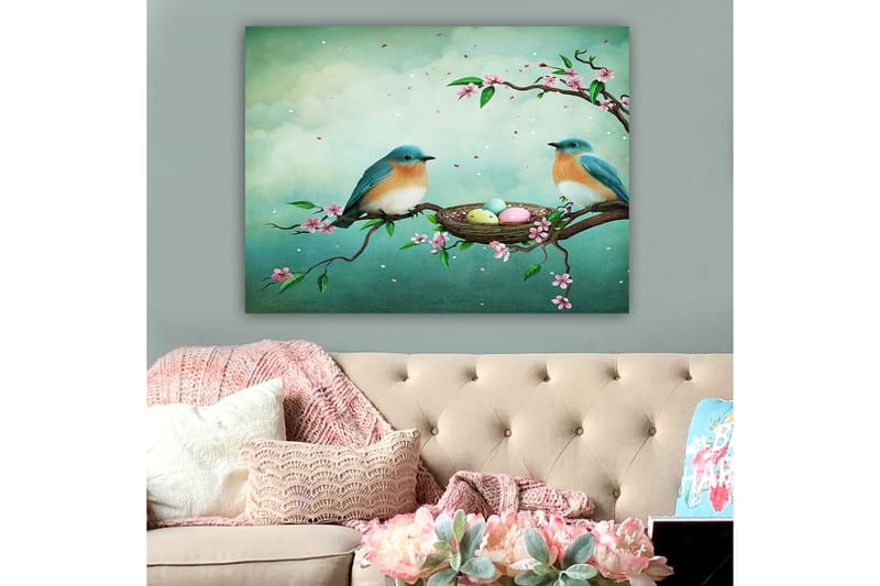 Koristeellinen Canvastaulu 70x100 cm - Monivärinen - Sisustustuotteet - Taulu & taide - Canvas-taulu