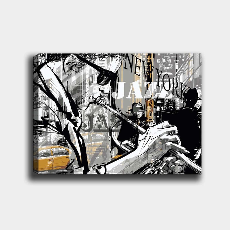 Koristeellinen Canvastaulu 70x100 cm - Monivärinen - Sisustustuotteet - Taulu & taide - Canvas-taulu