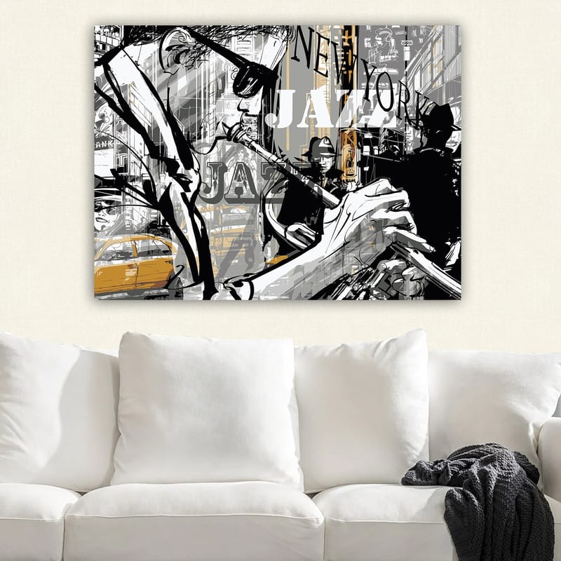 Koristeellinen Canvastaulu 70x100 cm - Monivärinen - Sisustustuotteet - Taulu & taide - Canvas-taulu
