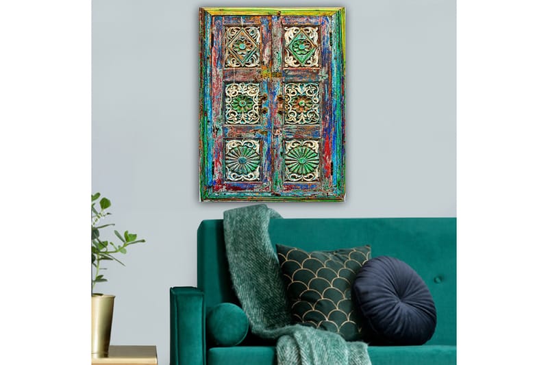Koristeellinen Canvastaulu 70x100 cm - Monivärinen - Sisustustuotteet - Taulu & taide - Canvas-taulu
