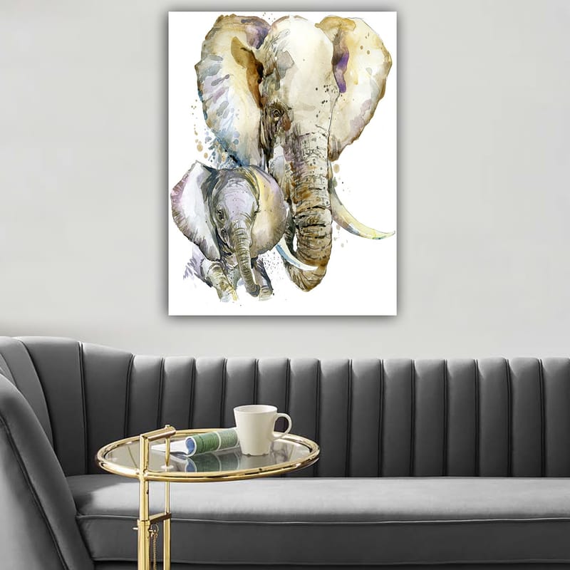 Koristeellinen Canvastaulu 70x100 cm - Monivärinen - Sisustustuotteet - Taulu & taide - Canvas-taulu