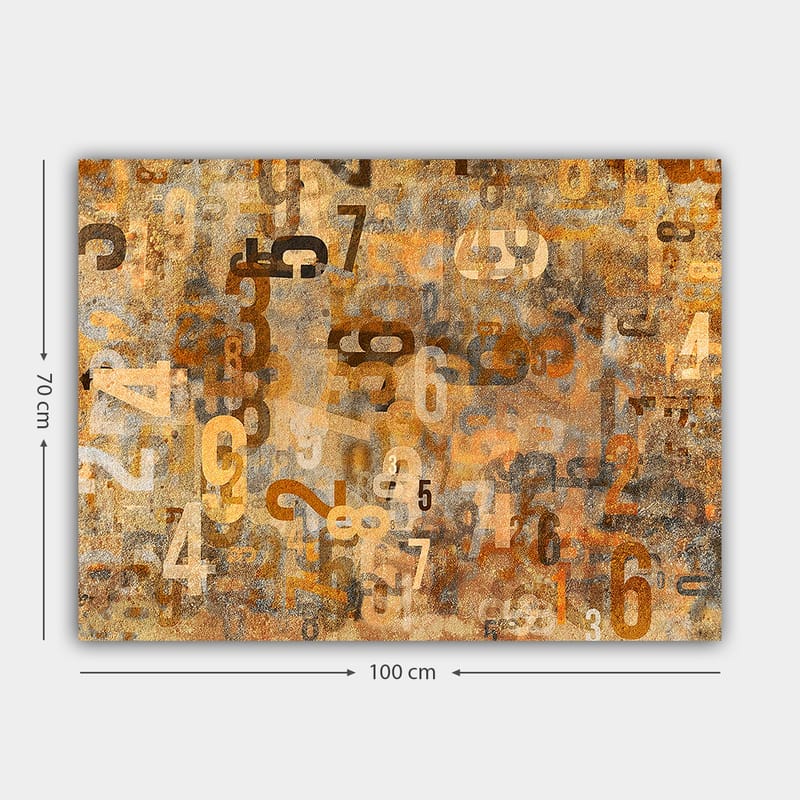 Koristeellinen Canvastaulu 70x100 cm - Monivärinen - Sisustustuotteet - Taulu & taide - Canvas-taulu