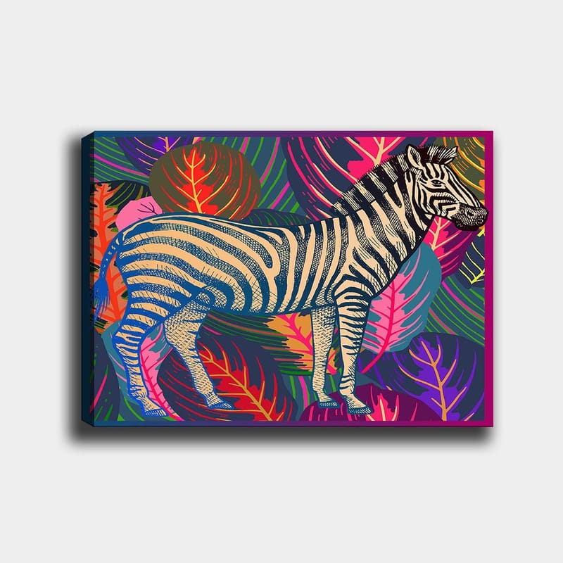 Koristeellinen Canvastaulu 70x100 cm - Monivärinen - Sisustustuotteet - Taulu & taide - Canvas-taulu