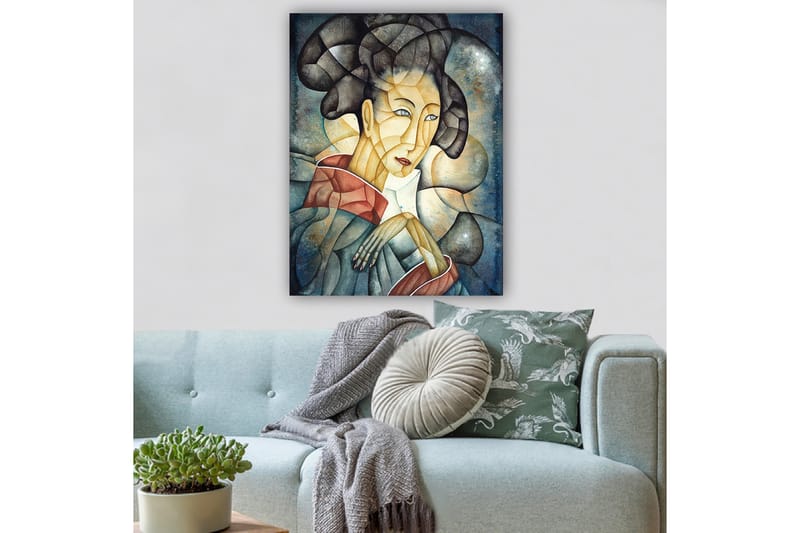 Koristeellinen Canvastaulu 70x100 cm - Monivärinen - Sisustustuotteet - Taulu & taide - Canvas-taulu
