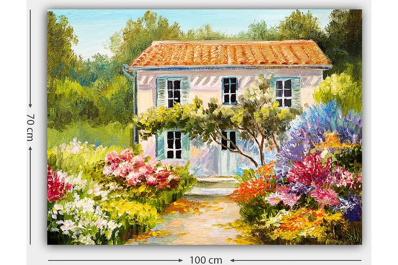 Koristeellinen Canvastaulu 70x100 cm - Monivärinen - Sisustustuotteet - Taulu & taide - Canvas-taulu