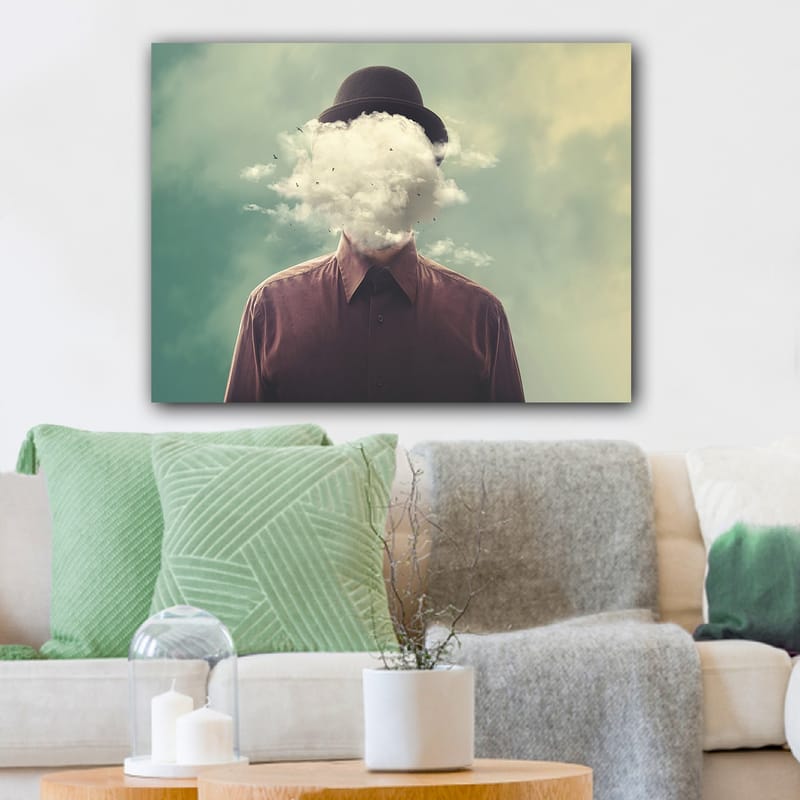Koristeellinen Canvastaulu 70x100 cm - Monivärinen - Sisustustuotteet - Taulu & taide - Canvas-taulu