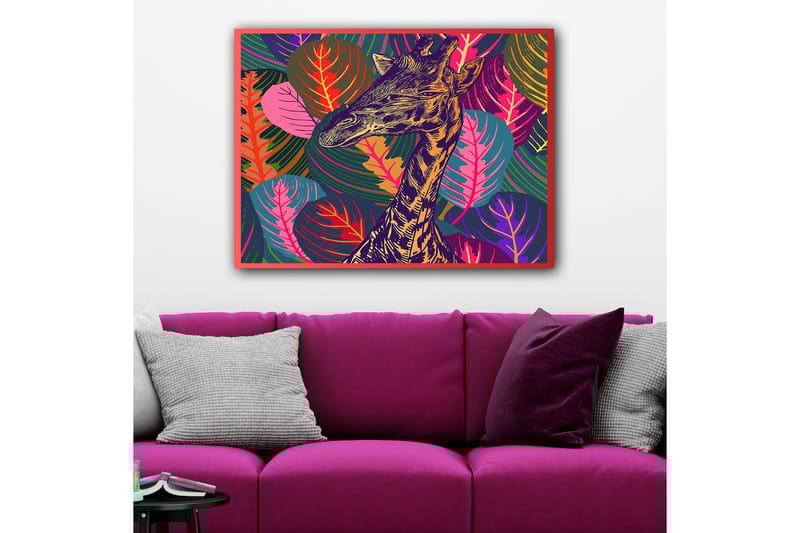Koristeellinen Canvastaulu 70x100 cm - Monivärinen - Sisustustuotteet - Taulu & taide - Canvas-taulu