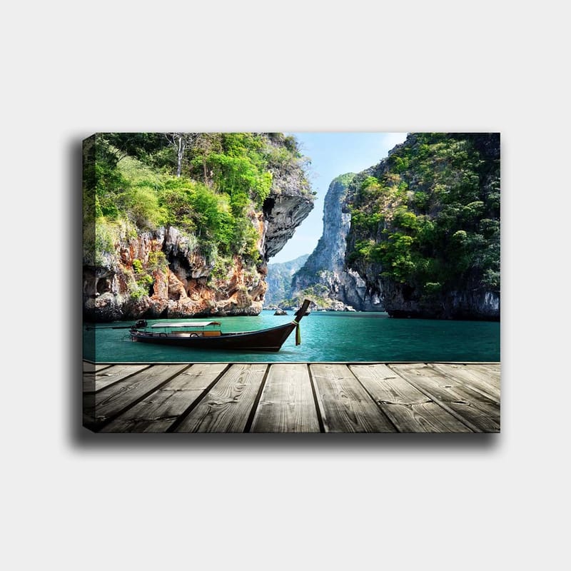 Koristeellinen Canvastaulu 70x100 cm - Monivärinen - Sisustustuotteet - Taulu & taide - Canvas-taulu