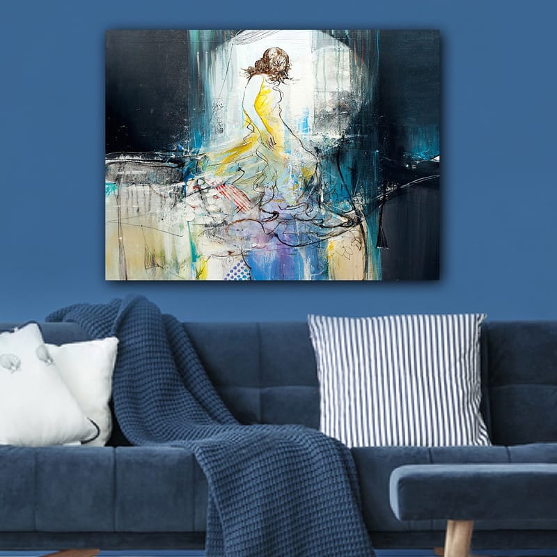 Koristeellinen Canvastaulu 70x100 cm - Monivärinen - Sisustustuotteet - Taulu & taide - Canvas-taulu