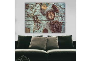 Koristeellinen Canvastaulu 70x100 cm - Monivärinen - Sisustustuotteet - Taulu & taide - Canvas-taulu