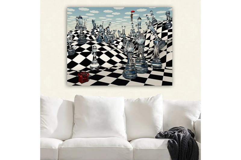 Koristeellinen Canvastaulu 70x100 cm - Monivärinen - Sisustustuotteet - Taulu & taide - Canvas-taulu