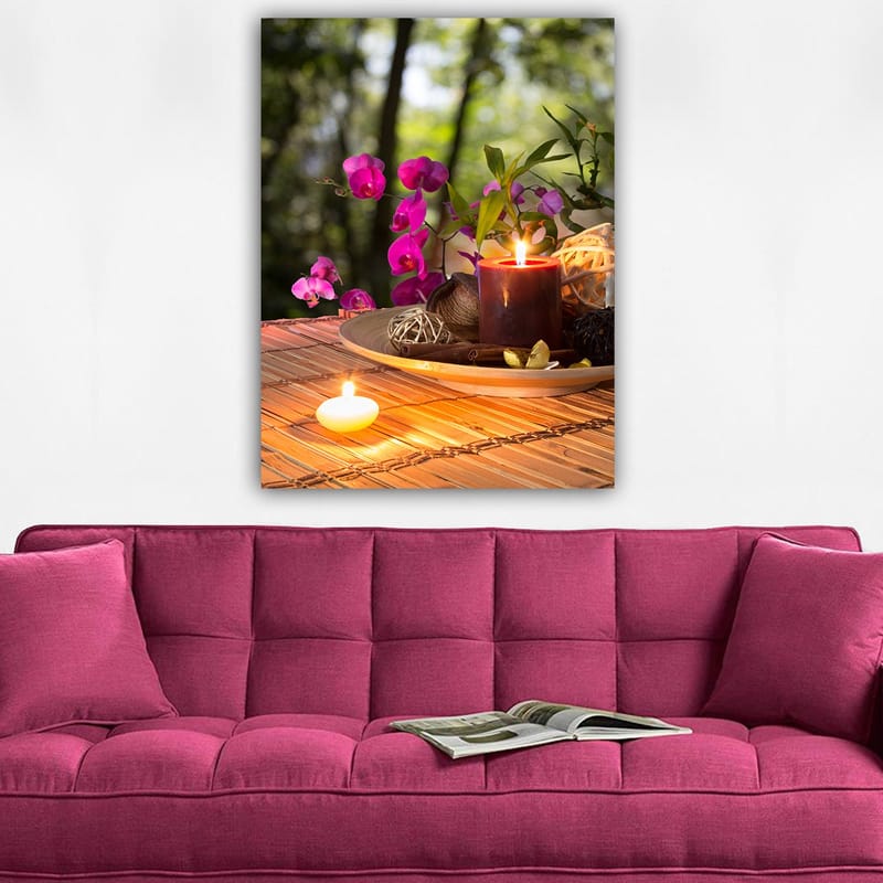Koristeellinen Canvastaulu 70x100 cm - Monivärinen - Sisustustuotteet - Taulu & taide - Canvas-taulu