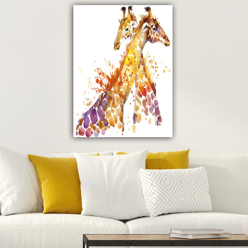 Koristeellinen Canvastaulu 70x100 cm - Monivärinen - Sisustustuotteet - Taulu & taide - Canvas-taulu