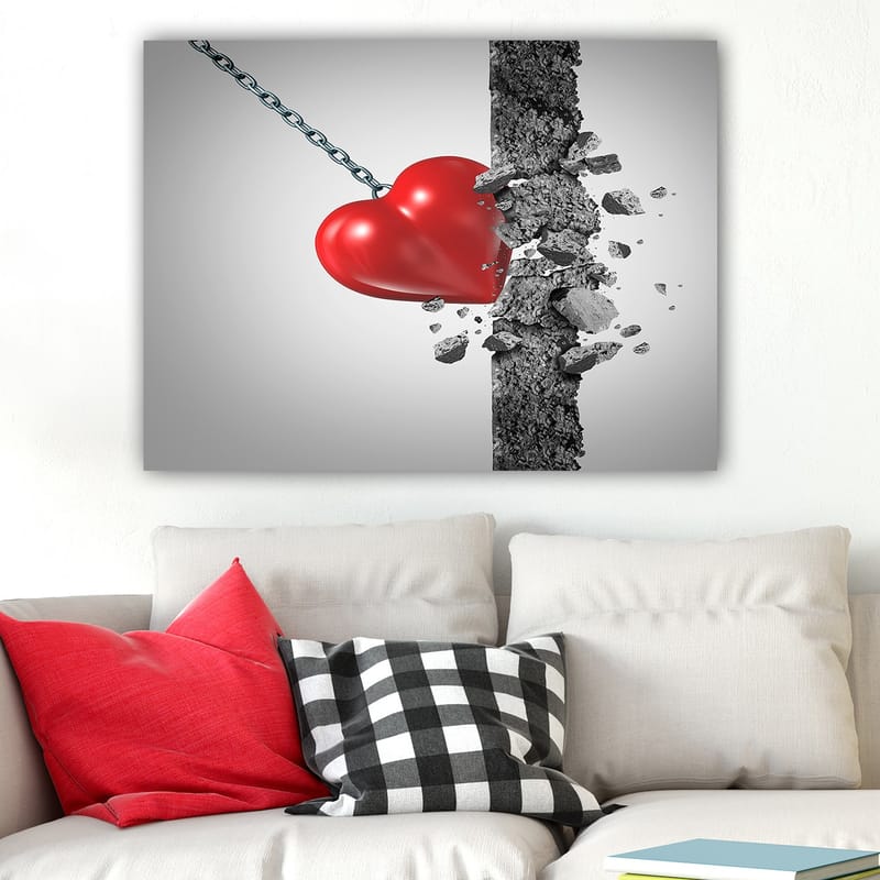Koristeellinen Canvastaulu 70x100 cm - Monivärinen - Sisustustuotteet - Taulu & taide - Canvas-taulu