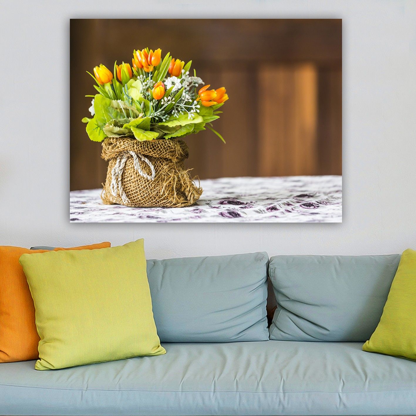 Koristeellinen Canvastaulu 70x100 cm - Monivärinen - Sisustustuotteet - Taulu & taide - Canvas-taulu