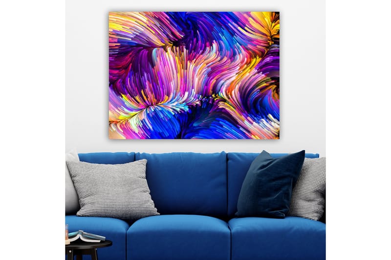 Koristeellinen Canvastaulu 70x100 cm - Monivärinen - Sisustustuotteet - Taulu & taide - Canvas-taulu