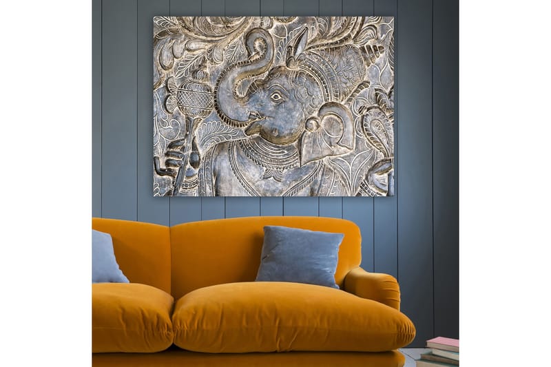 Koristeellinen Canvastaulu 70x100 cm - Monivärinen - Sisustustuotteet - Taulu & taide - Canvas-taulu