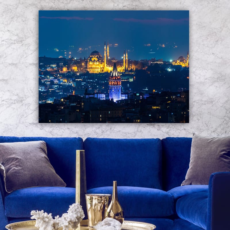Koristeellinen Canvastaulu 70x100 cm - Monivärinen - Sisustustuotteet - Taulu & taide - Canvas-taulu