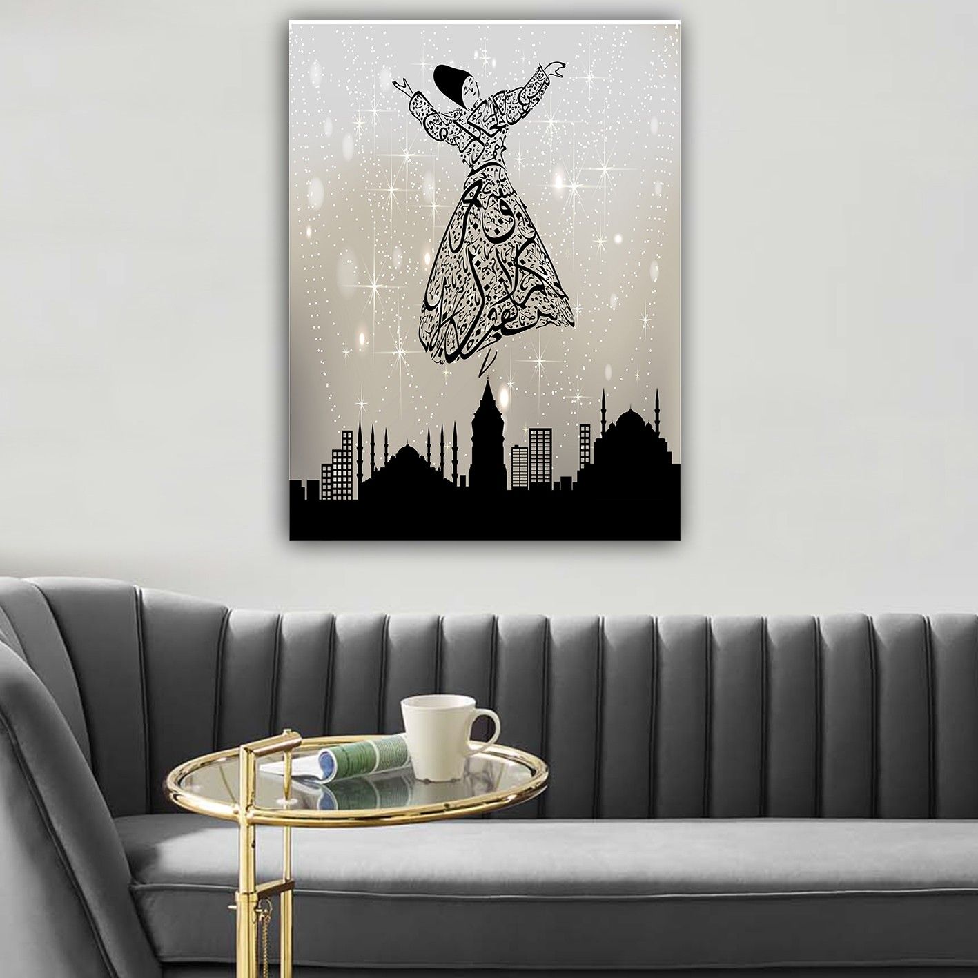 Koristeellinen Canvastaulu 70x100 cm - Monivärinen - Sisustustuotteet - Taulu & taide - Canvas-taulu