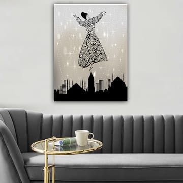 Koristeellinen Canvastaulu 70x100 cm - Monivärinen - Sisustustuotteet - Taulu & taide - Canvas-taulu
