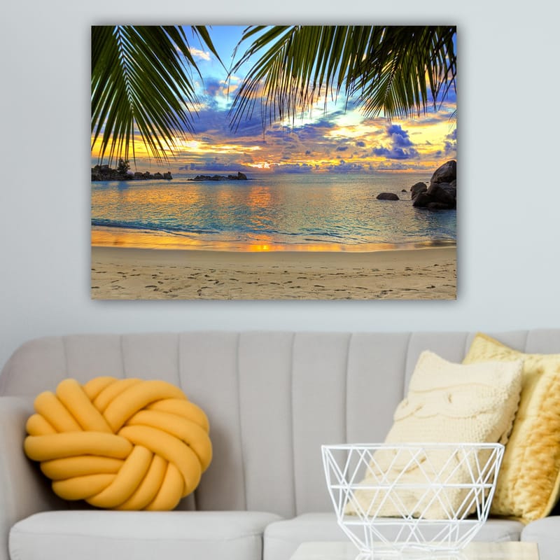 Koristeellinen Canvastaulu 70x100 cm - Monivärinen - Sisustustuotteet - Taulu & taide - Canvas-taulu