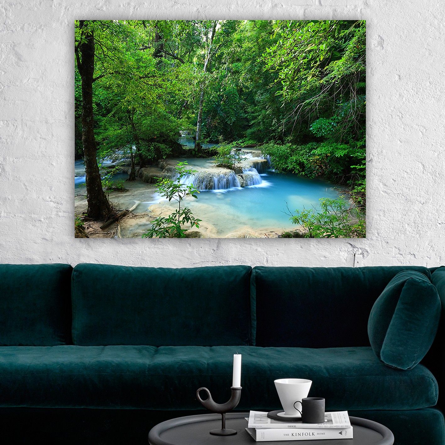 Koristeellinen Canvastaulu 70x100 cm - Monivärinen - Sisustustuotteet - Taulu & taide - Canvas-taulu