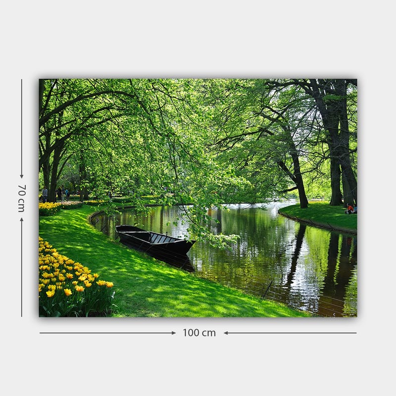 Koristeellinen Canvastaulu 70x100 cm - Monivärinen - Sisustustuotteet - Taulu & taide - Canvas-taulu