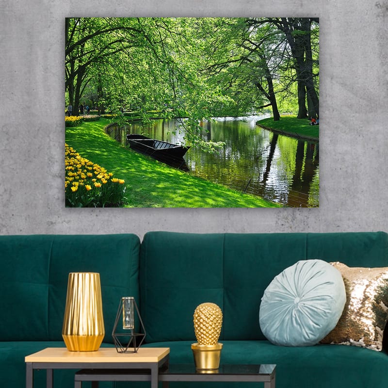 Koristeellinen Canvastaulu 70x100 cm - Monivärinen - Sisustustuotteet - Taulu & taide - Canvas-taulu