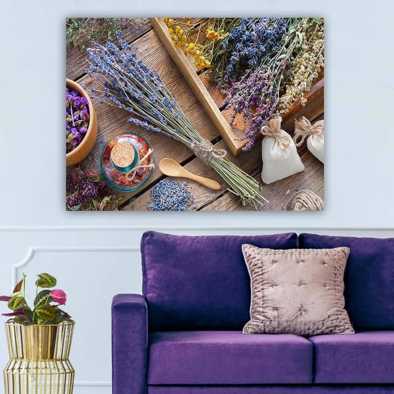 Koristeellinen Canvastaulu 70x100 cm - Monivärinen - Sisustustuotteet - Taulu & taide - Canvas-taulu
