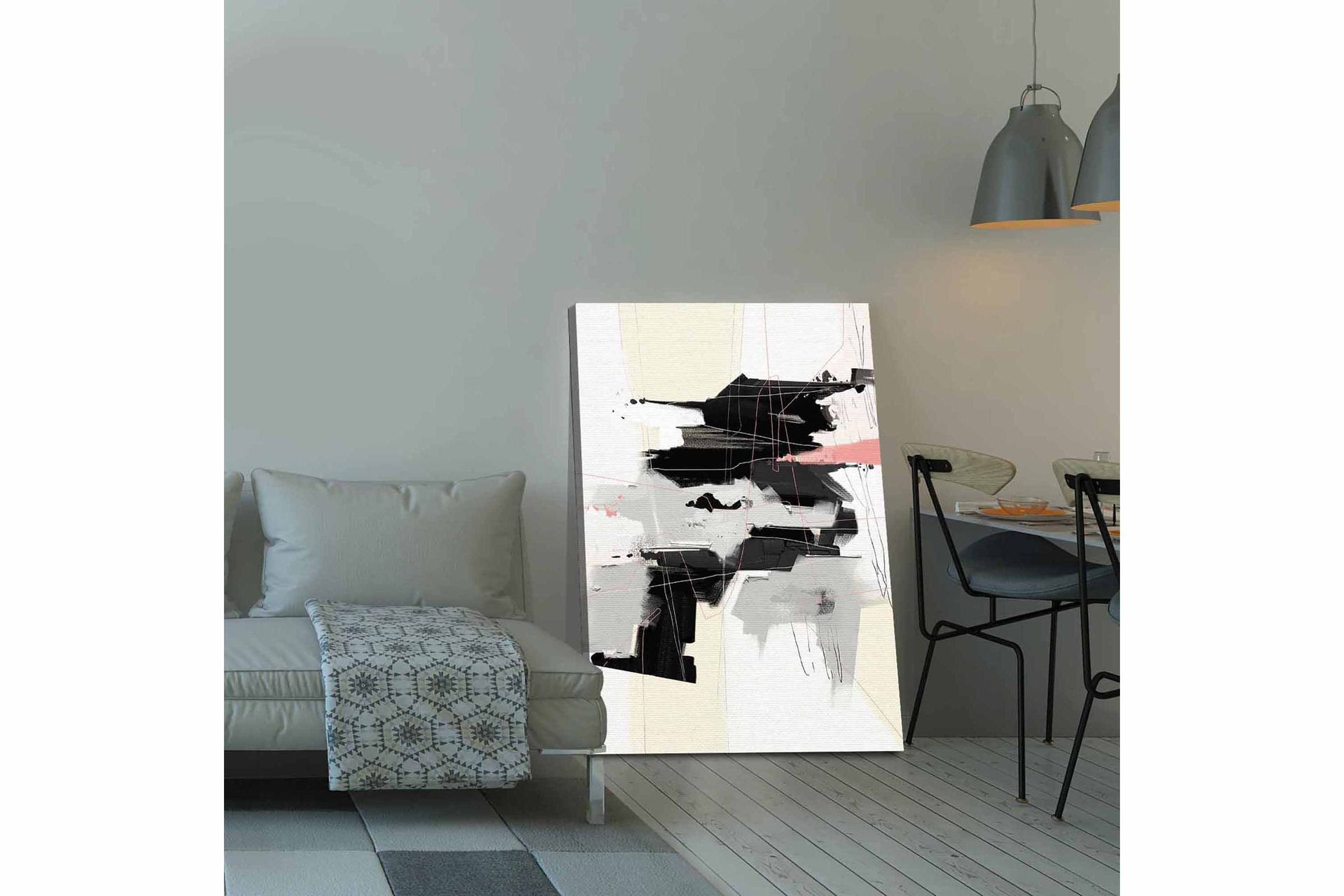 Koristeellinen Canvastaulu 70x100 cm - Monivärinen - Sisustustuotteet - Taulu & taide - Canvas-taulu