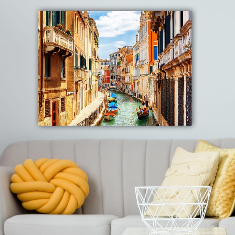 Koristeellinen Canvastaulu 70x100 cm - Monivärinen - Sisustustuotteet - Taulu & taide - Canvas-taulu