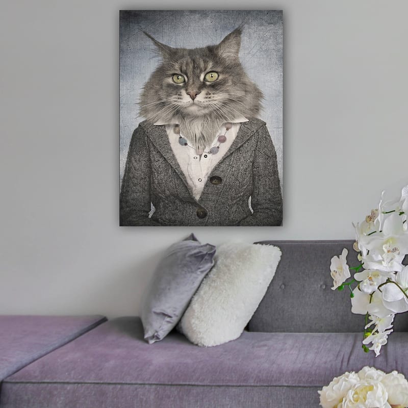 Koristeellinen Canvastaulu 70x100 cm - Monivärinen - Sisustustuotteet - Taulu & taide - Canvas-taulu
