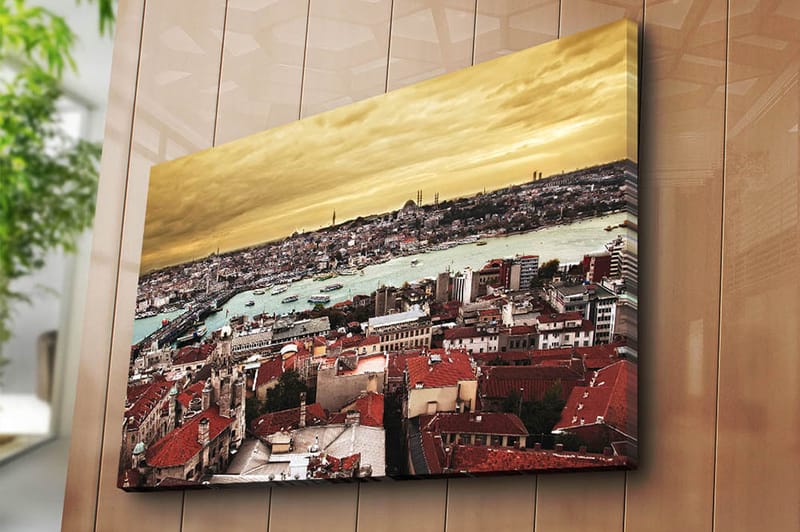 Koristeellinen Canvastaulu 70x100 cm - Monivärinen - Sisustustuotteet - Taulu & taide - Canvas-taulu