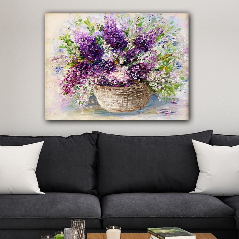 Koristeellinen Canvastaulu 70x100 cm - Monivärinen - Sisustustuotteet - Taulu & taide - Canvas-taulu