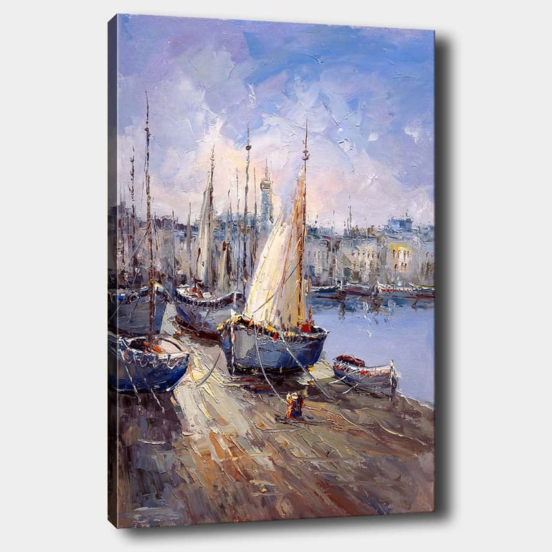Koristeellinen Canvastaulu 70x100 cm - Monivärinen - Sisustustuotteet - Taulu & taide - Canvas-taulu